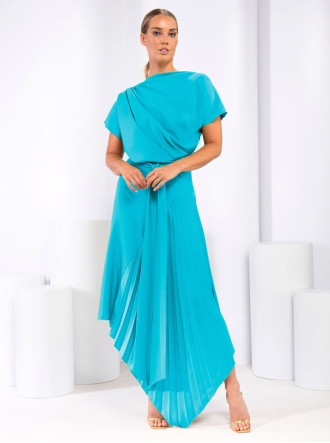 Mila Dress - Turquoise (Kevan Jon)